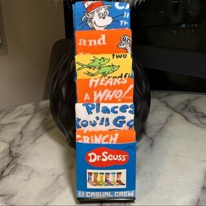 6 Pairs of Dr. Seuss Casual Crew Socks